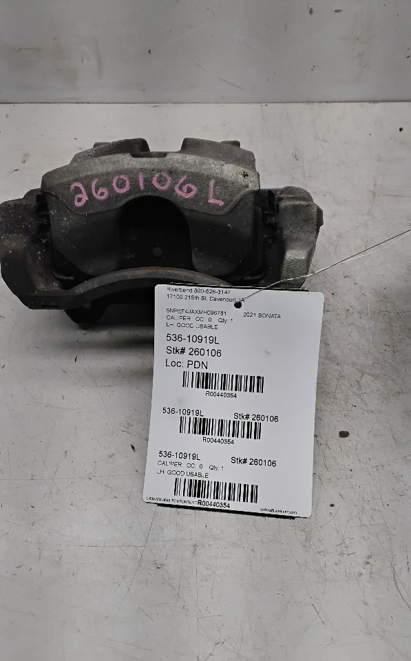 Driver Left Caliper Front 12.0" Diameter Rotor Fits 21-24 K5 440354