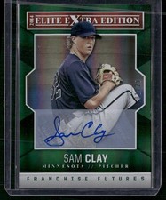 2014 Panini Elite Extra Edition #71 Sam Clay Franchise Futures Sign Emerald #/25