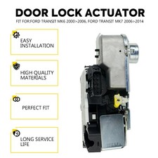 Front Door Lock Latch Right Hand Driver Side for Ford Transit Mk6 Mk7 2000-2014