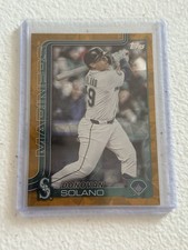 Jersey # Match 2025 Topps Update Donovan Solano #US281 Gold Diamanté #39/50 1/1