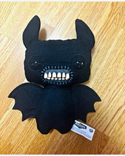 Fuggler Black Bat rare chase Plush Soft Toy with Teeth, count fuggula