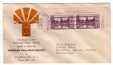 #750a Mt Ranier National Park 1934 FDC - Planty #4 Beverly Hills