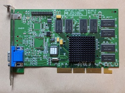 Visiontek NVIDIA Riva TNT2 Pro 32MB 128-Bit SDRAM AGP 4x Legacy Graphics Card