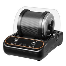 2lb High-Capacity Rock Tumbler, 4-Speed 75-120RPM, 1-9-Day Timer, TPU Drum