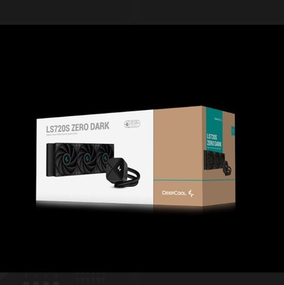 DeepCool LS720S Zero Dark Liquid Cooler 360mm 4th Gen Pump 3100RPM 300W