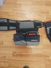 CK Magma Tool Belt with Pouches & Holsters Black Grey Red Tool Belts
