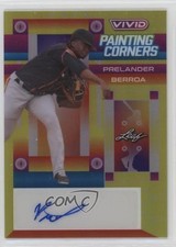 2022 Leaf Vivid Painting Corners Yellow 17/50 Prelander Berroa #PC-PB1 Auto 0c9g