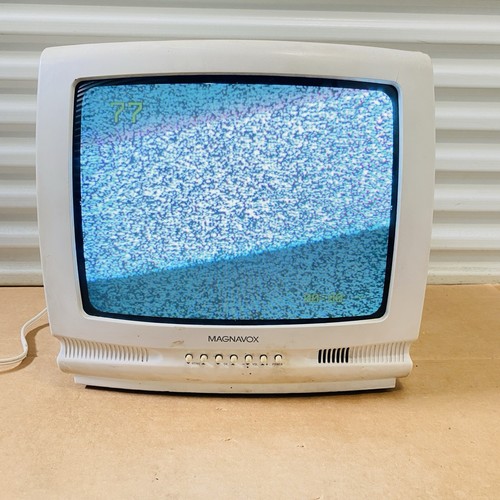Vintage Philips Gaming TV Magnavox 13” CRTV PR1396 X121 Retro Gaming Tested