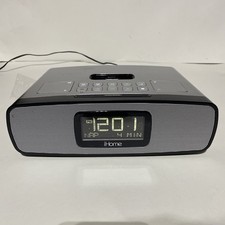 iHome iA90 Dual Alarm Clock Radio, Charger for iPhone/iPod