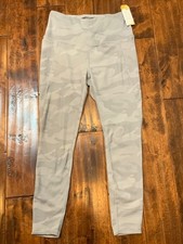 Spyder Gray Camouflage Athletic Yoga Leggings, Size M