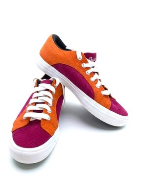 Supreme x Vans Lampin Croc Corduroy Orange Fuchsia Men's Size 9.5
