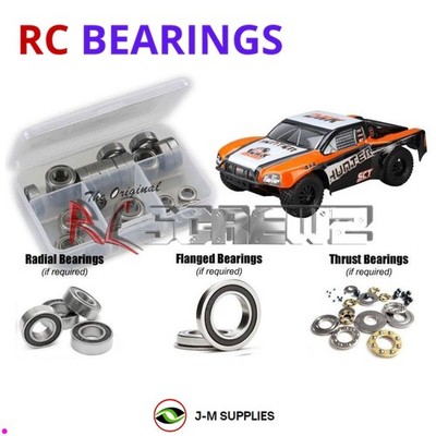 RCScrewZ Rubber Shielded Bearing Kit dhk011r for DHK Hobby Hunter SCT | SET