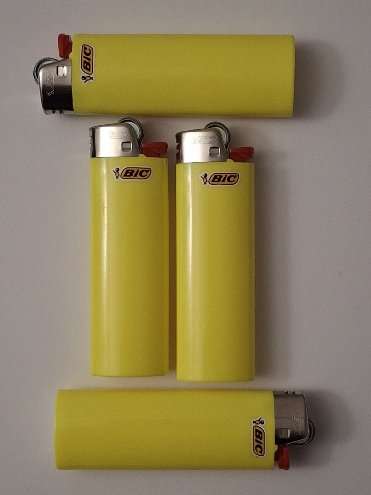 4 Brand New Bic Maxi Classic Disposable Gas Cigarette Lighte