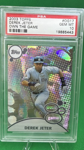 2003 🔥GEM PSA 10🔥Topps Own the Game Derek Jeter # Super OG17 Rare PSA Yankees