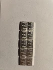 Lot Of 10 Valcambi 1gram .999 Pure Silver Bars, Still Together