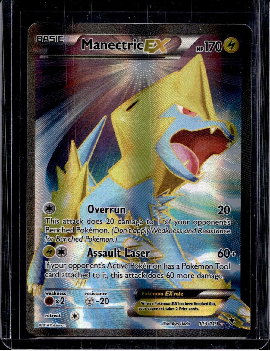 XY - Phantom Forces #113/119 Manectric EX (113 Full Art)