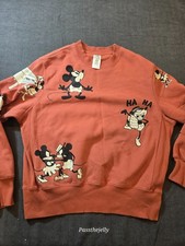 Disney Sweatshirt Medium Mickey and Minnie Mouse Vintage Style Pullover