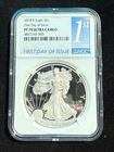2018 S AMERICAN SILVER EAGLE F.D.O.I. NGC PF70 ULTRA CAMEO 005