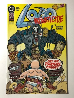 Lobo #1 DC Infanticide Mature Readers 1992 Copper Age Copy B