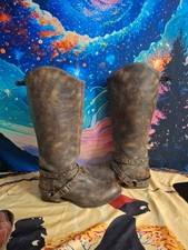 Ariat Women's Manhattan Western Boots Full Back Zipper Size US9B 9B 10018631