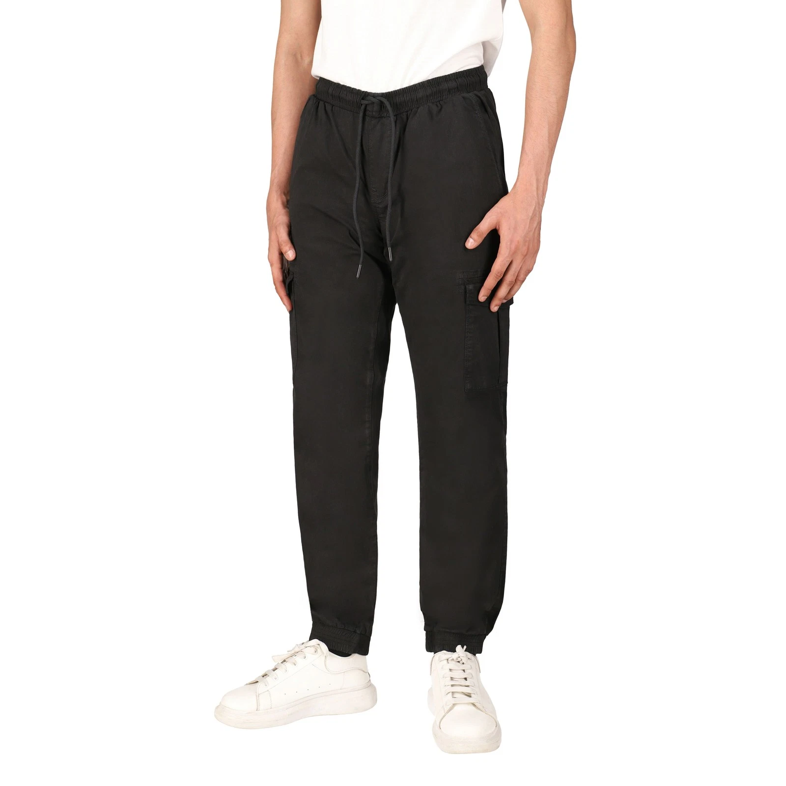 White Duck Cargo Stretch Jogger Pants - Men's