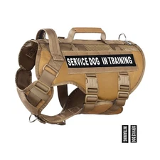 Tactical Dog Harness for Large Dogs, Breathable Air Mesh Dog Vest H... Fast Ship