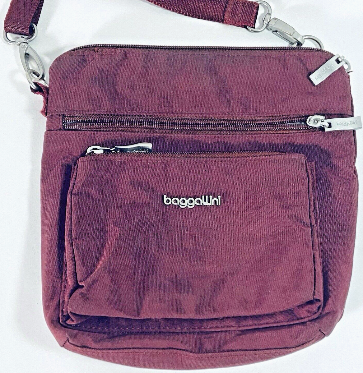 Crossbody Baggallini Wallet In Bag Baggallini Triple Zip With RFID