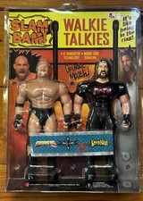 1999 NOS WCW Slam Bam Walkie Talkies Goldberg  Kevin Nash SEALED