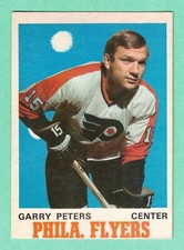 (1) GARRY PETERS 1970-71 O-PEE-CHEE  # 196 FLYERS EX-MT CARD (I0044)