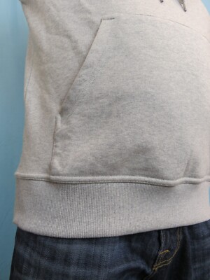 $820 NWT MENS BURBERRY ALBIAN GRAY COTTON WHITE TB LOGO