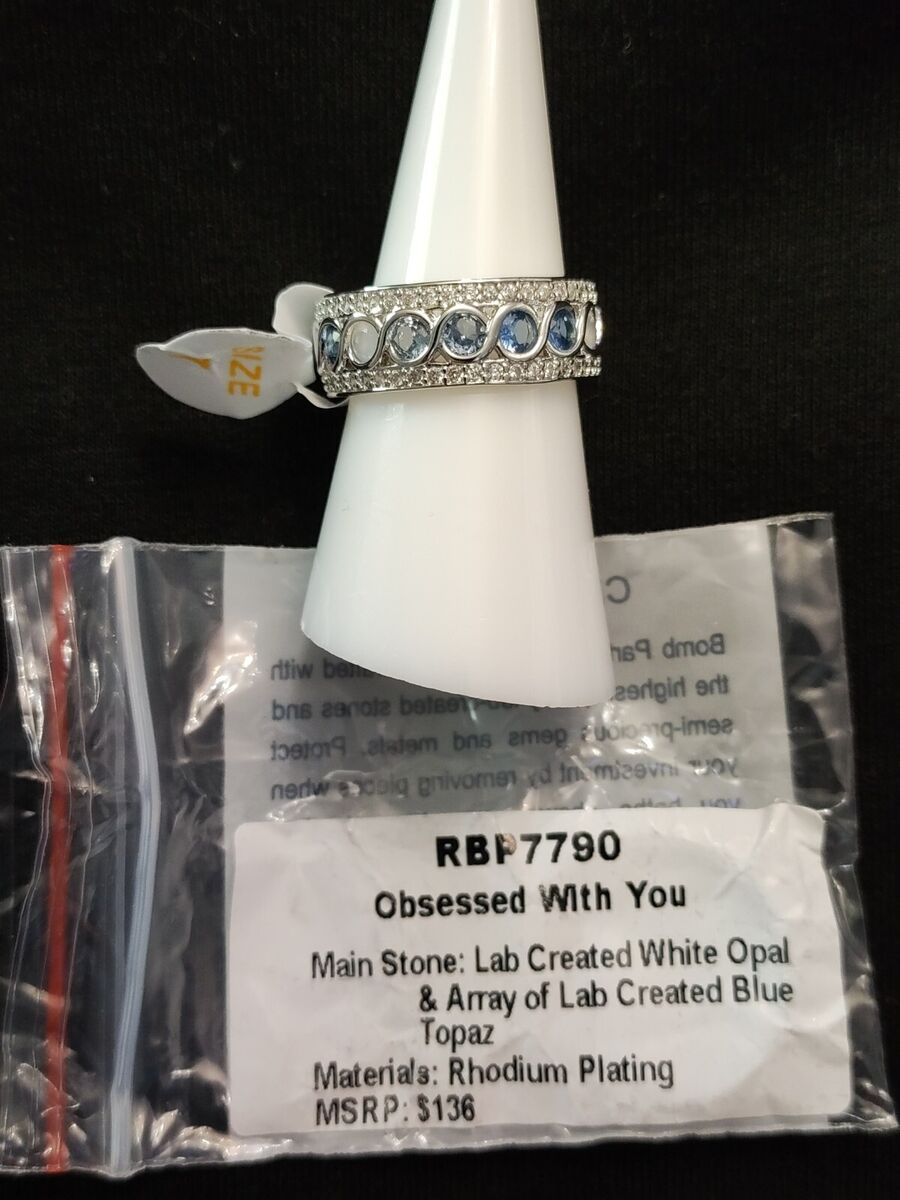 Bomb Party Ring Size 7 Rbp7790 Obsessed With You LC White Bomb Party Ring Size 7 Rbp7790 Obsessed With You LC White