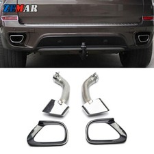 Car Rear Exhaust Tips For BMW X5 E70 2008-2013 Stainless Steel Muffler Tail Pipe