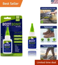 Instant Boot Glue - Tough, Flexible Seal for Leather & Rubber Footwear Repairs