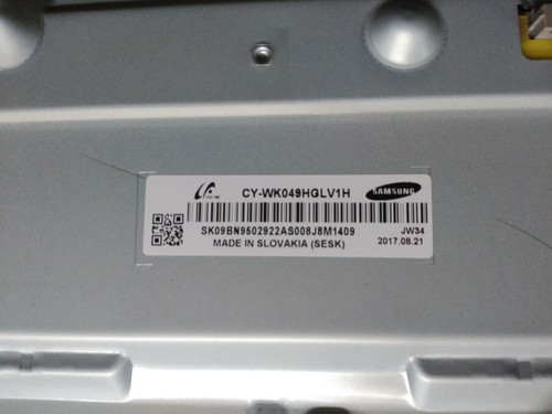 12 x bande de LED d'origine 49" SAMSUNG // CY-WK049HGLV1H (KIT COMPLET) - Photo 8/8