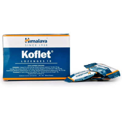 3 x Himalaya Koflet Lozenges (30 N) For Sore Throat & Cough FREE SHIPPING