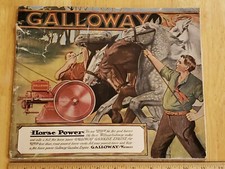 William Galloway Gas Engine Catalog Book / Order Form Hit Miss