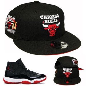 new era retro 11 bred snapback