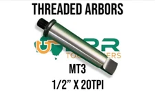  Threaded Drill Chuck Arbor  3MT x  1/2-20TPI thread suit screw in Chucks