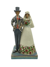 2006 Enesco Jim Shore I DO Wedding Couple Bride & Groom Figurine