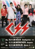 Css - Life On Stage, Tour 2008 | Konzertplakat | Poster
