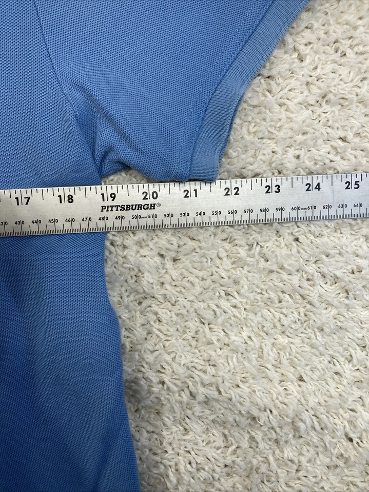 Islander Hombre Manga Corta Polo Hombre M Azul 65% Algodón Prima Foto 4 de 4