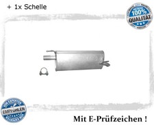 Endschalldämpfer Opel Meriva A 1.6 64/74/77KW Auspuff Endtopf Schelle