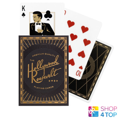 Hollywood Roosevelt Theory 11 Luxury Playing Cards Deck Magic Tricks Poker New