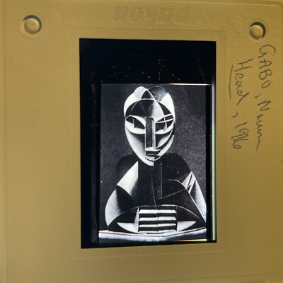 Naum Gabo ''Head  Russian Kinetic Art 35mm Slide