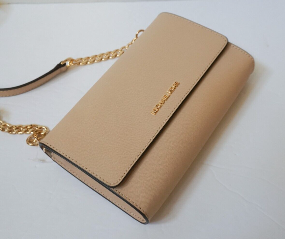 Michael Kors Jet Set Crossbody Wristlet Clutch Rose 3 in 1 for