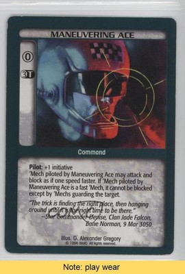 1996-98 Battletech CCG Maneuvering Ace READ 2s8