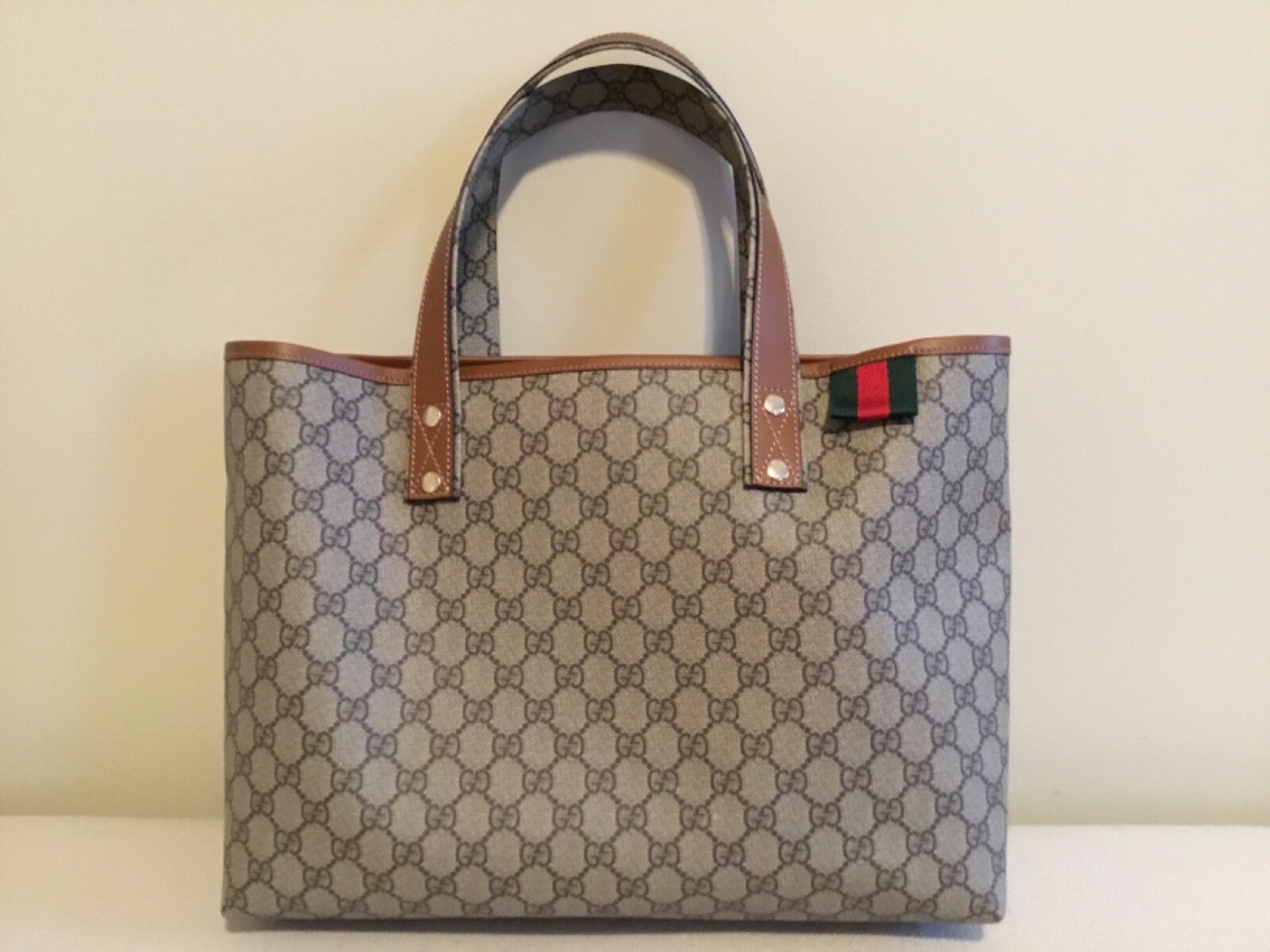 gucci web loop tote