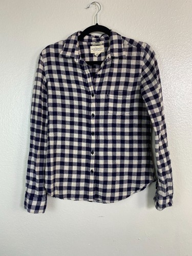 Denim & Supply Ralph Lauren RL Tomboy Plaid Button Up Long Sleeve Top size Small - Picture 13 of 13