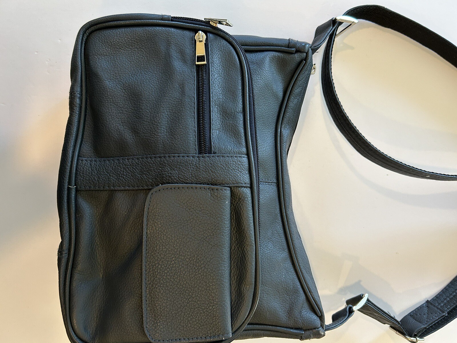 Ykk Concealed Carry Purse Black Leather, Excellent Condition eBay