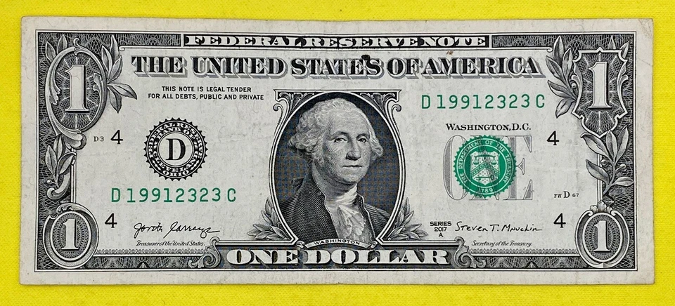 1991 NBA Champion Year Note Micheal JORDAN 2323 Fancy One Dollar Chicago Bulls - Image 3 of 4